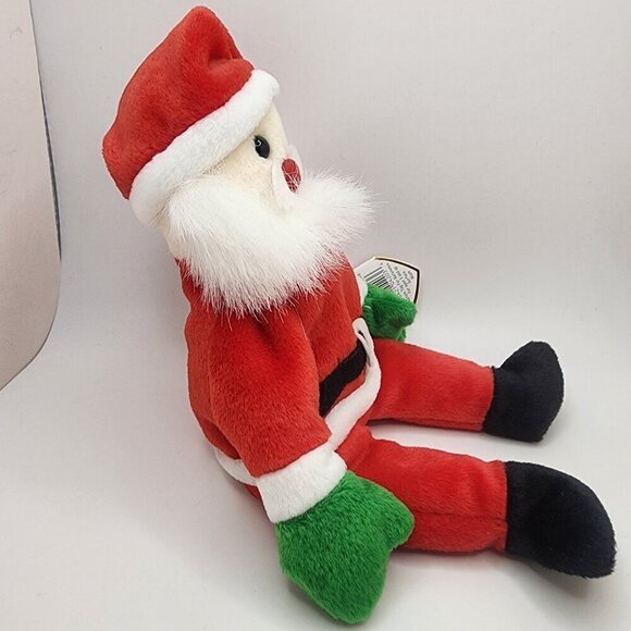 TY Beanie Baby "Santa the Santa Claus" with Both Hang and Tush Tags - Picture 4 of 14